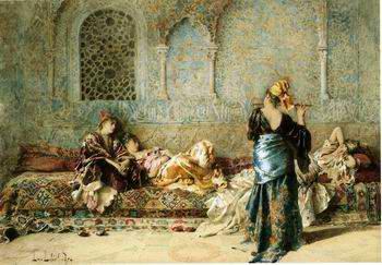 unknow artist Arab or Arabic people and life. Orientalism oil paintings  389 oil painting image
